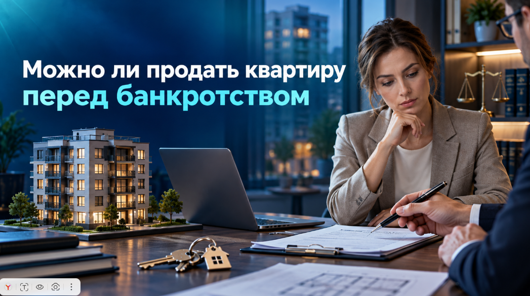 Продажа квартиры перед банкротством