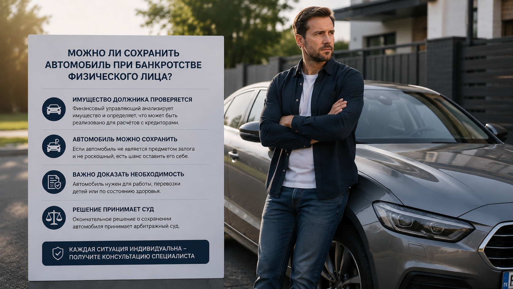 Можно ли сохранить автомобиль при банкротстве