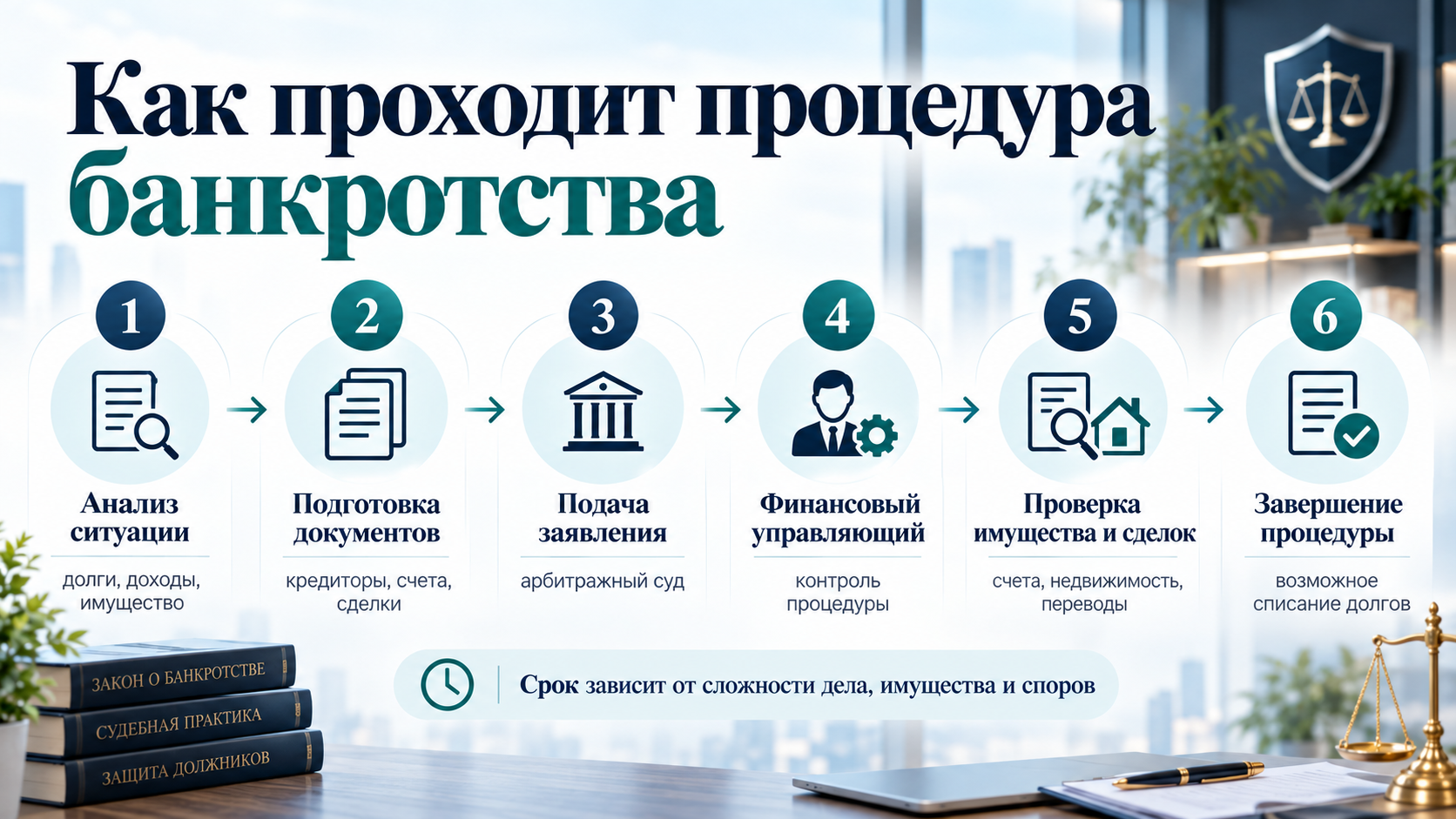 Как проходит процедура банкротства физического лица